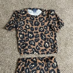 Lark+gray Set Shirt And Skirt Size M