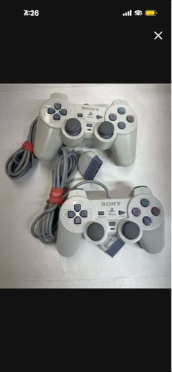 Sony PSone DualShock Controllers – Lot of 2