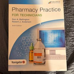 Pharmacy Technician Text Book