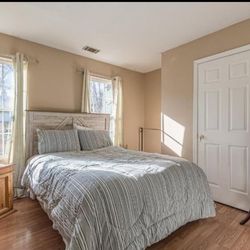 Bed And Nightstand 