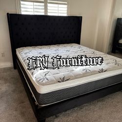 New King Need Frame With Mattress