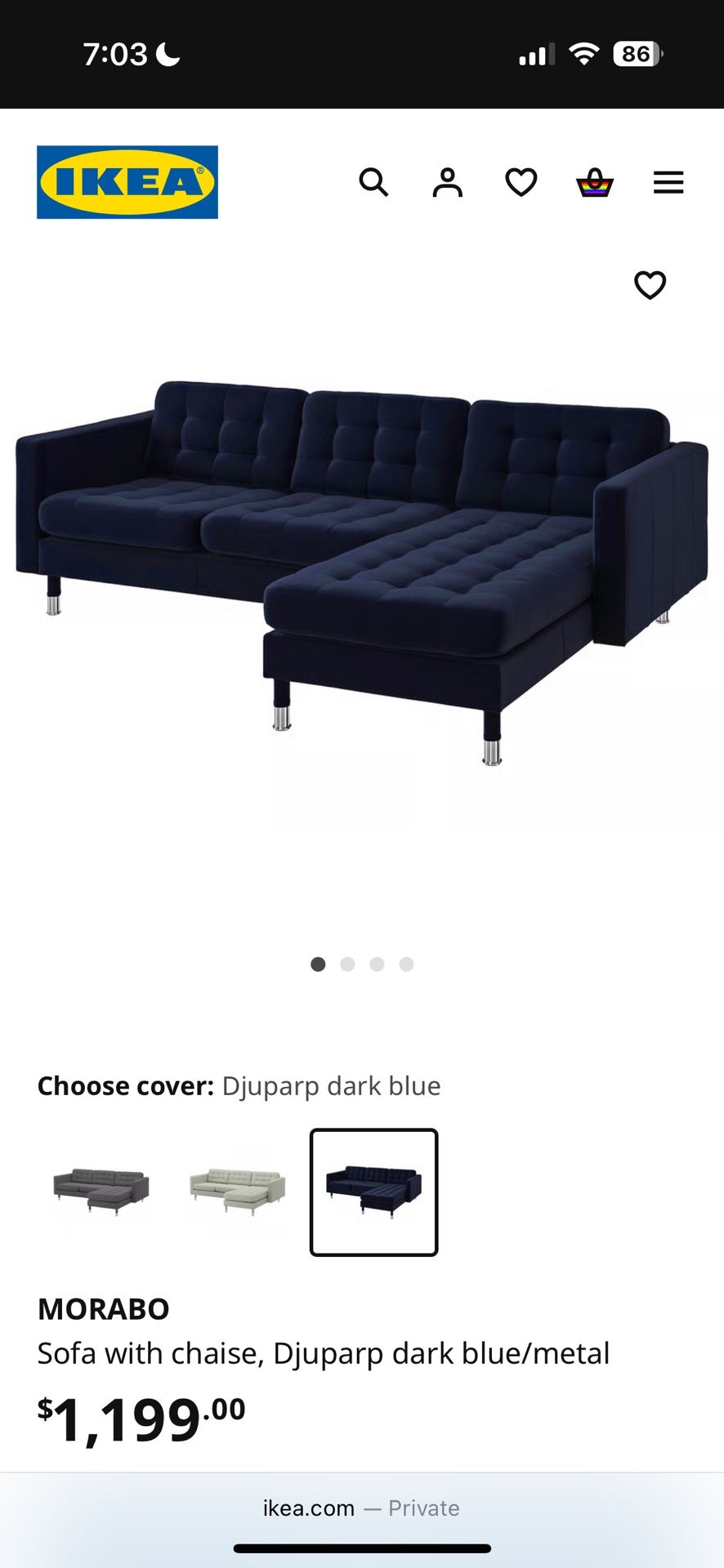 Ikea morabo Sofa