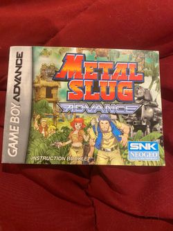 Metal Slug Advance Booklet GBA