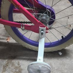 Little Girl Bike With Training Wheels $30