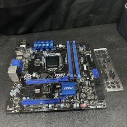 MSI H87M-G43 Intel LGA1150/Socket H3 DDR3 MicroATX Desktop Motherboard & I/O