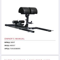 Sealed Titian Standing Back Extension Machine