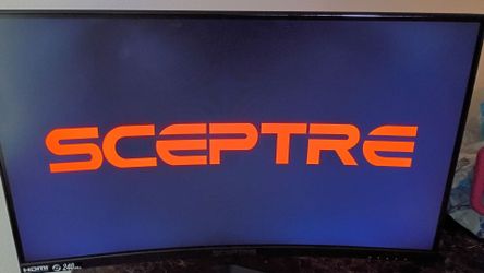 24.5 in Sceptre curved monitor