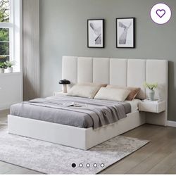 Queen Bed Frame Gray