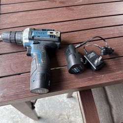 Cordless Drill Set w/ Battery & Charger – Good Condition