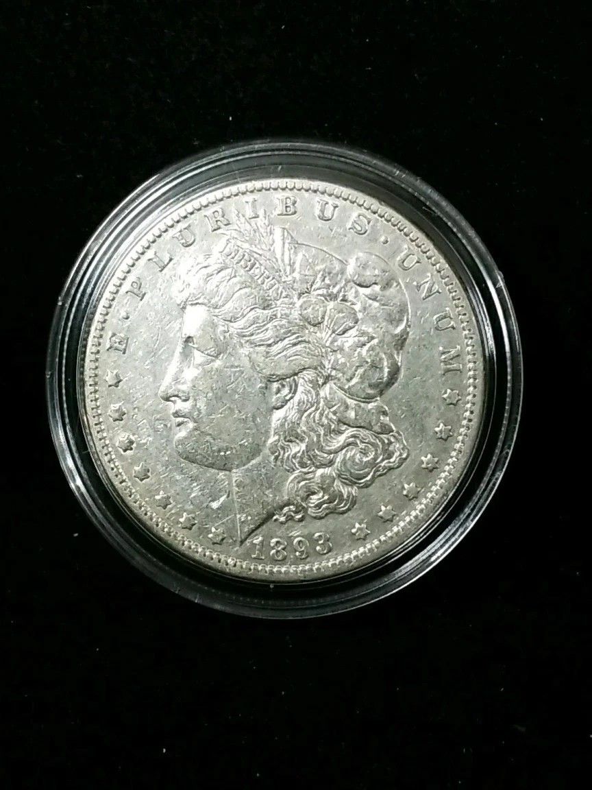 1893 P MORGAN SILVER DOLLAR