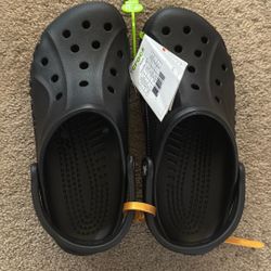 New* Black Crocs 
