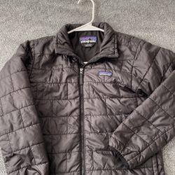 Kids, Patagonia Jacket, Black Size Youth, Large 12