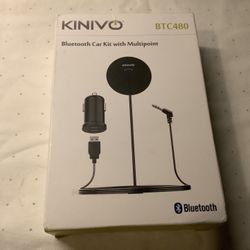 Kinivo BTC480 Hands-Free Bluetooth Car Kit (for Cars with 3.5mm Aux  Untested