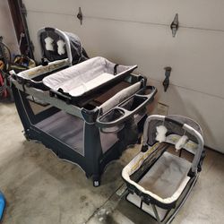 Dual Bassinet And Playpen 