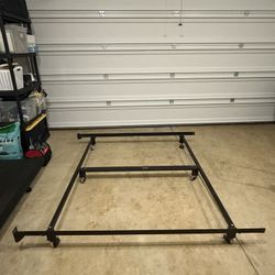 Metal King Bed Frame & Box Spring 