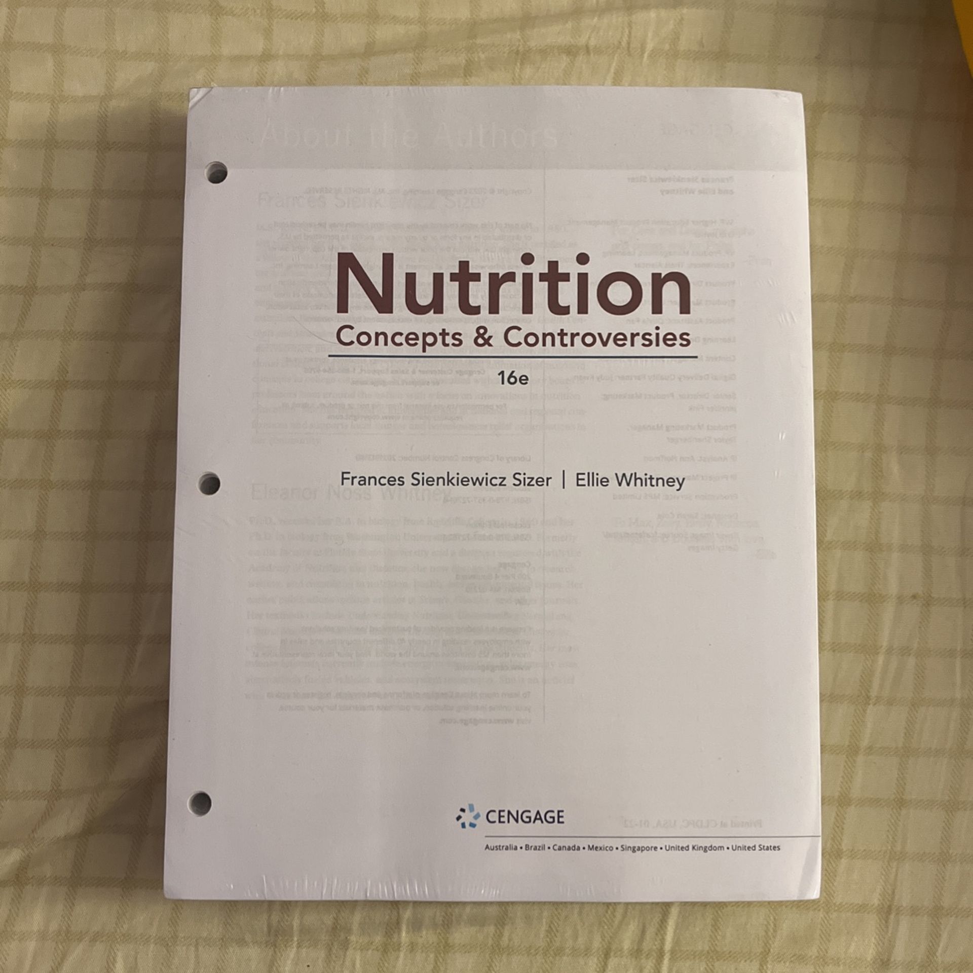 Nutrition: Concepts and Controversies 16th edition