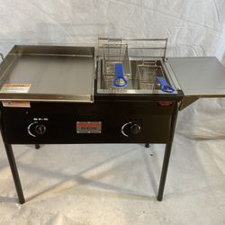 4 In One - Fryer - Flat Grill - Steamer - Warmer 