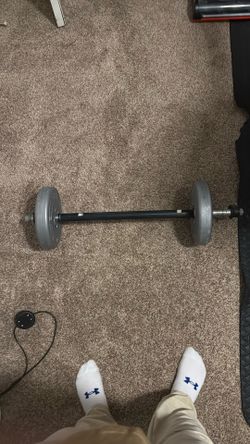 Workout Bar With 20 Pounds Of Weight