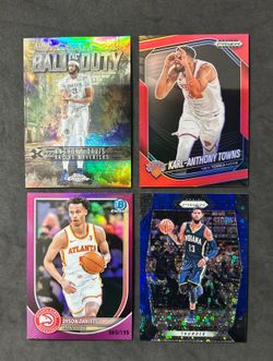 NBA Numbered Card Lot (4) Anthony Davis /50 KAT /299 Daniels /199 George /175