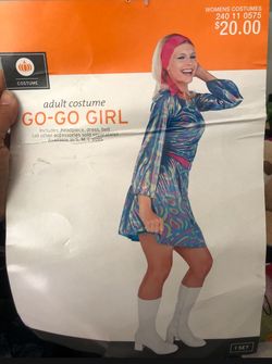 Go-Go Halloween Adult Costume size : S - Like New