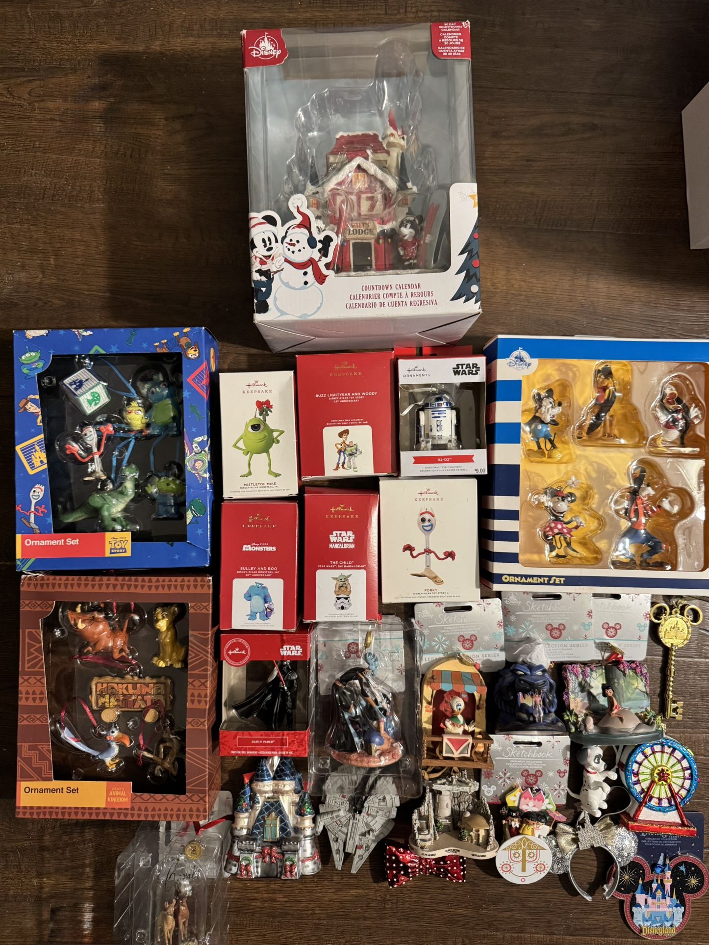 Disney Christmas Ornaments OBO