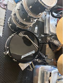 Ludwig Backbeat 5-Piece Drumset - Metallic Silver Sparkle