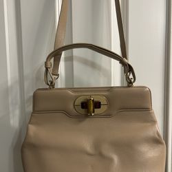 Authentic Bvlgari Handbag (tan)