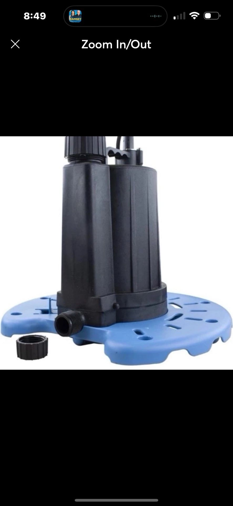 Star SPCP02 1/3 HP Automatic ON/OFF Swimming Pool Cover Pump
