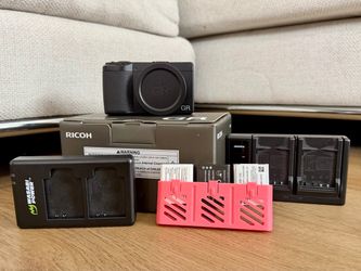 RICOH GR III Camera (Includes Extra Batteries, Lens Cap, Front and Back Screen Protectors)