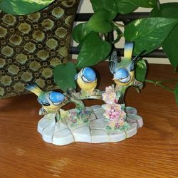 Adderley- 
Treble Blue Tit 
-Vintage Bone China Figurine 