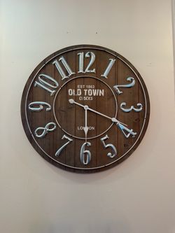 Old Town Clocks London Large Wall Clock