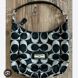 Coach Signature Style Crossbody And Shoulder Bag 