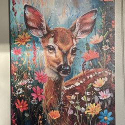 13” x 18” Canvas Picture (Deer)