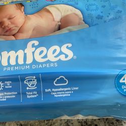 NEW NB DIAPERS 42 units