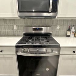 Gas Stove + Fridge + Dishwasher And Microwave 