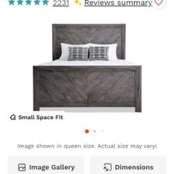 Full Size Bed With Nightstand 