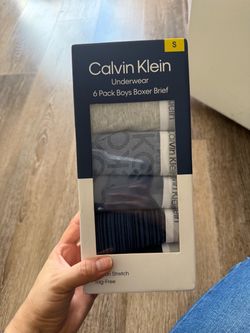 Calvin Klein Boys Boxer Brief 6-Pack Size S