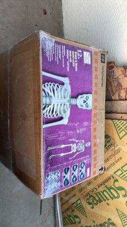 12ft Skeleton from Home Depot