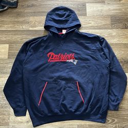 Retro 80's 90's Vintage Patriots NFL Hoody
