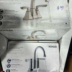 We have Faucets for kitchen and Bathroom with 50% OFF!