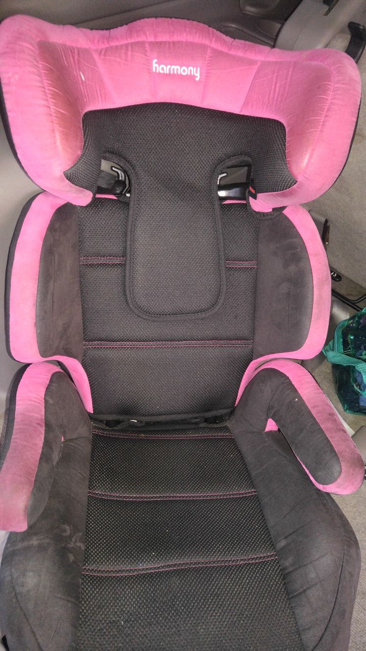Girl car seat/booster