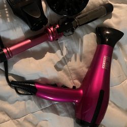 Hot Tools hot Pink Set