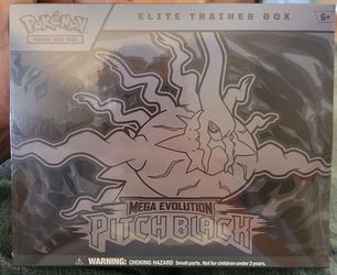 Pokemon  Pitch Black Mega Evolution Elite Trainer Box Factory Sealed