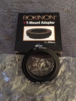 ROKINON T-MOUNT ADAPTER FOR NIKON