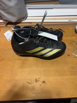 Adidas Adizero Electric Soccer Futbol Cleats, Black/Gold, Size 9 (IH5985)