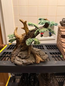 Artificial Bonsai Tree Aquarium Ornament