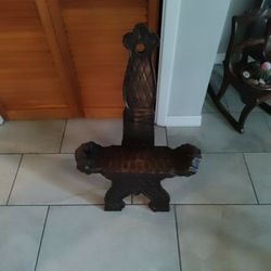 Antique Birthing Chair