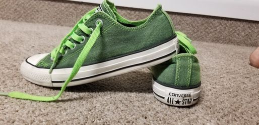 Neon Green Converse
