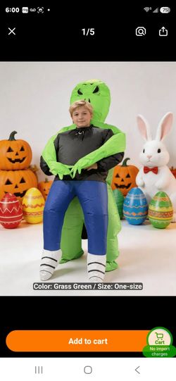 Inflatable Alien kids 90-140CM