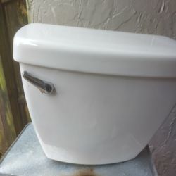 Delta 6.65 Gallon Toilet Tank With Flushing Accessories